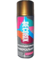 Эмаль аэрозольная, "металлик", золото,  400 мл "DECORIX"