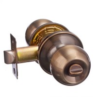 Замок кноб c фиксатором, бронза, 6072-03 abbk  "LARS" (арт. 618024)