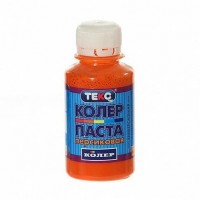 Колер паста универсальная, персиковая, 0,1 кг "ТЕКС"