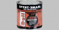 Грунт-эмаль по ржавчине Рогнеда коричневая молотковая 0.75л