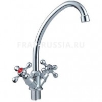 Смеситель Елочка 4008-2" FRAP " мет.кер 4008-2