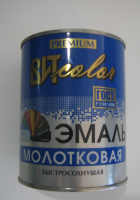 Эмаль с молотковым эффектом "Синяя" 0.8 кг Царицыно