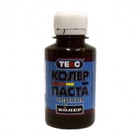 Колер паста универсальная, черная, 0,1 кг "ТЕКС"