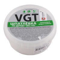 Шпатлевка по дереву, Экстра, белая, 0,3 кг "ВГТ"