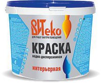 Краска водно-дисперсионная интерьерная для работ внутри помещений, покраски стен и потолков ВДКЧ"Н"-201 «ВИТeko»