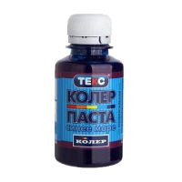 Колер паста универсальная, синее море,  0,1 кг "ТЕКС"
