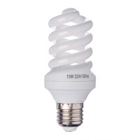 Лампа энергосберегающая, Е 27, 15 W, 2700 K, полн. спираль"FORZA" (арт. 925018)