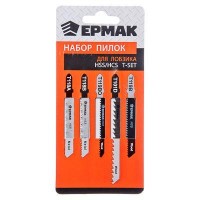 Пилки для электролобзика  набор 5 шт "ЕРМАК" (арт. 664030)