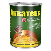 Защитно-декоративное покрытие для древесины Акватекс 2в1 палисандр 0,8 кг