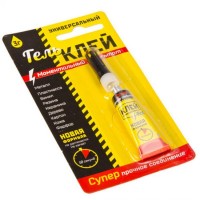 Клей-гель моментальный унивсальный, 3 гр, на блистере  (арт. 469015)