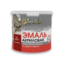 Эмаль акриловая п/гл универ черная 10,0кг ВИТcolor