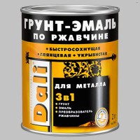 Грунт-эмаль по ржавчине Рогнеда DALI коричневая 0.75л