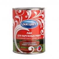 Лак ПФ-283 алкидный для наружных работ, 1,9 кг "Расцвет"