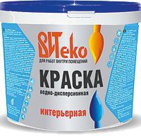 Краска водно-дисперсионная интерьерная для работ внутри помещений, покраски стен и потолков ВДКЧ"Н"-201 «ВИТeko» 