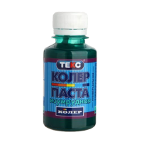 Колер паста универсальная, изумрудная, 0,1 кг "ТЕКС"