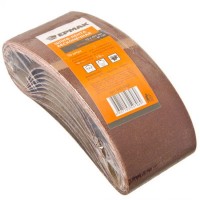  Шлифовальная лента бесконечная 75*457 мм Р120 10 шт "ЕРМАК" (арт. 645043)