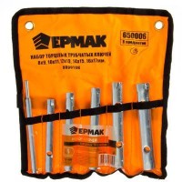 Набор ключей трубчатых торцевых 6 предметов  "ЕРМАК" (арт. 650006)