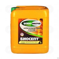Антисептический состав «WOODMASTER» Биосепт для древесины бесцветный 5 л 