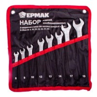  Набор ключей  комбинированных  8 предметов, 8-19 мм."ЕРМАК" (арт. 736082) 