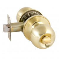 Замок кноб  с фиксатором, мат. золото, 6072-03 sbbk  "LARS" (арт. 618066)