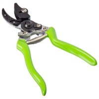 Секатор садовый 8", тефлоновое покрытие, возвратная пружина, сталь 50, PР рукоять "Inbloom" (арт. 186013)