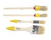 Набор кистей 4 шт (флейцевые 3/4", 2", круглые 20, 30 мм) "Hobbi" (арт. 014004) 